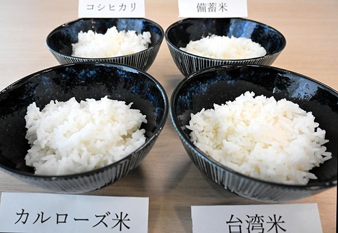 Japan-grown or imported? Four bowls, four varieties of rice